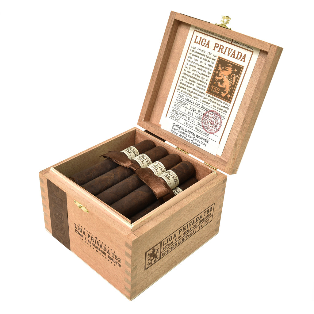 Drew Estate Liga Privada T52 Robusto, new world cigars, hand made cigars, box of 12