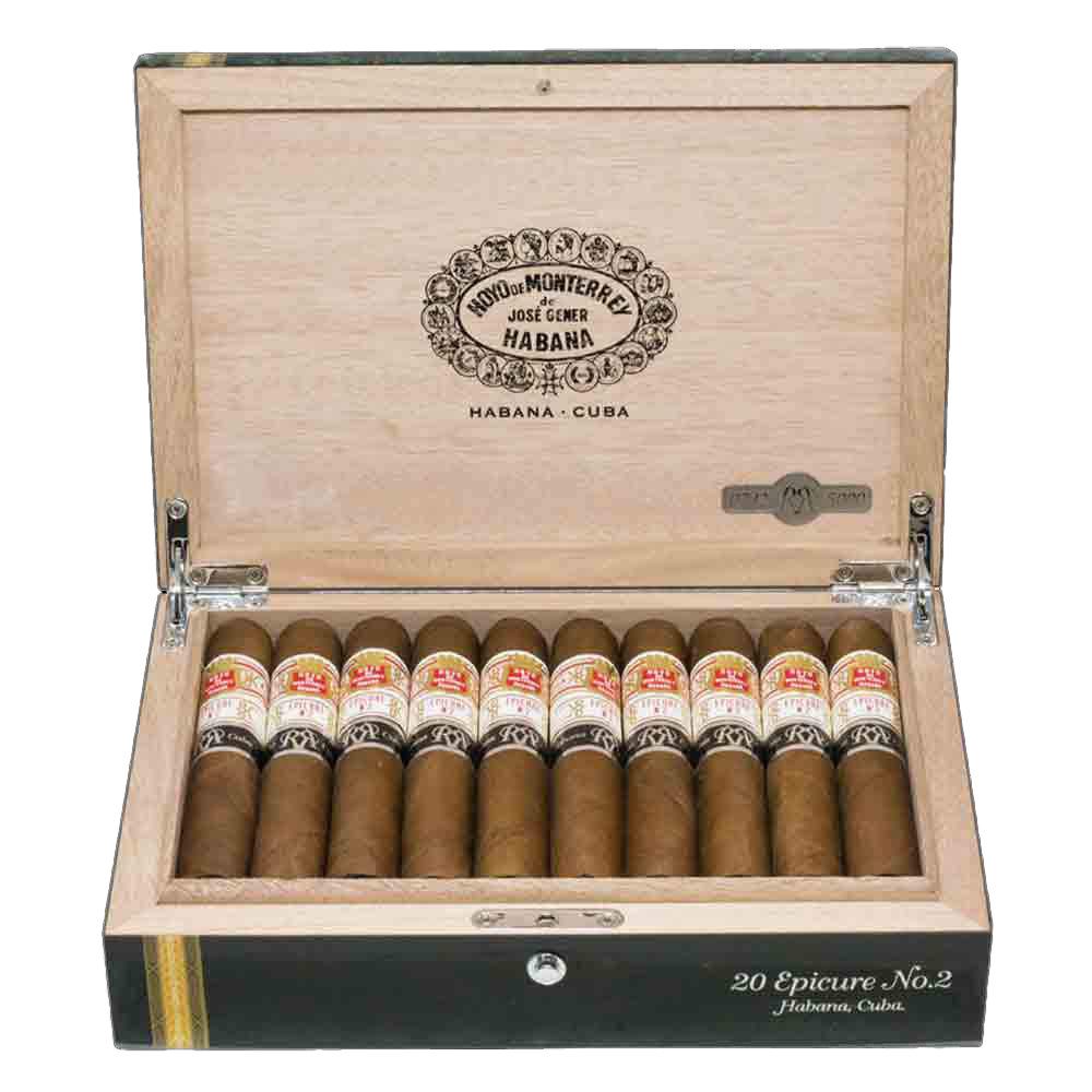 Hoyo De Monterrey Epicure No. 2 Reserva 2012, cuban cigars, hande made cigars, box of 20