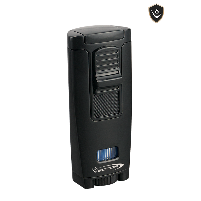 Vector Lighter Apex Triple Jet Flame Black Matte