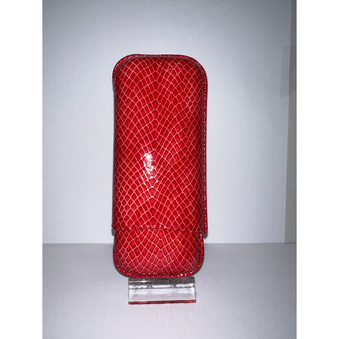 Recife 2 Finger Cigar Case Miami Vice Red