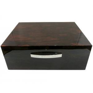 Dunhill White Spot Humidor - Ziricote (100 Cigars), Dunhill humidors, cigar accesories