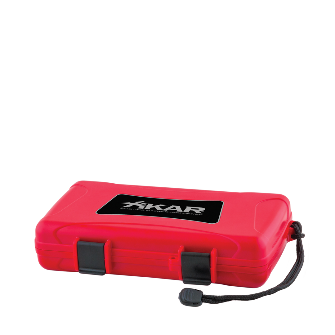 Xikar Travel Cigar Humidor Red (5 Sticks)