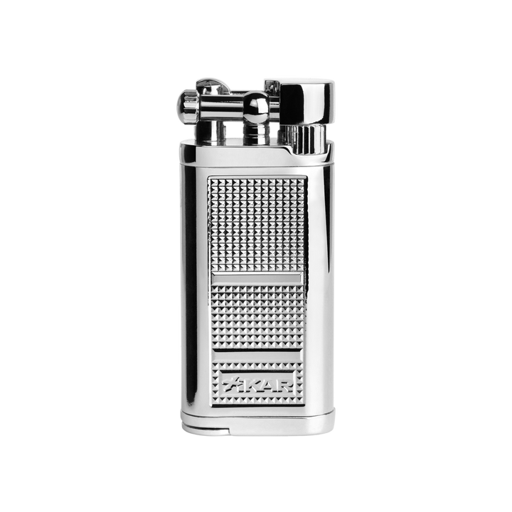 Xikar Pipeline Lighter Chrome &amp; Silver