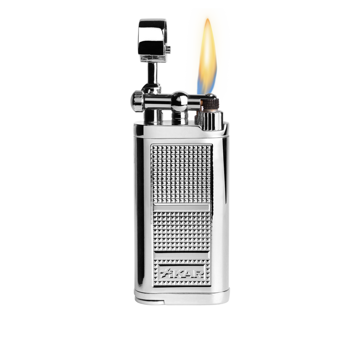 Xikar Pipeline Lighter Chrome &amp; Silver