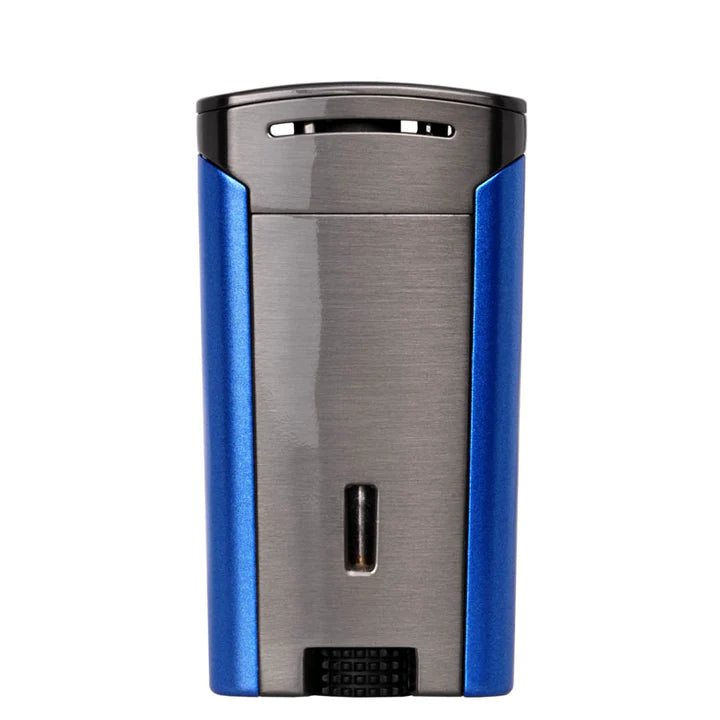 Xikar Astral Single Jet Cigar Lighter Gunmetal/Blue No6Cavendish
