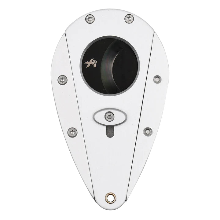Xikar Xi1 Steel Straight Cigar Cutter Silver with Black Blades