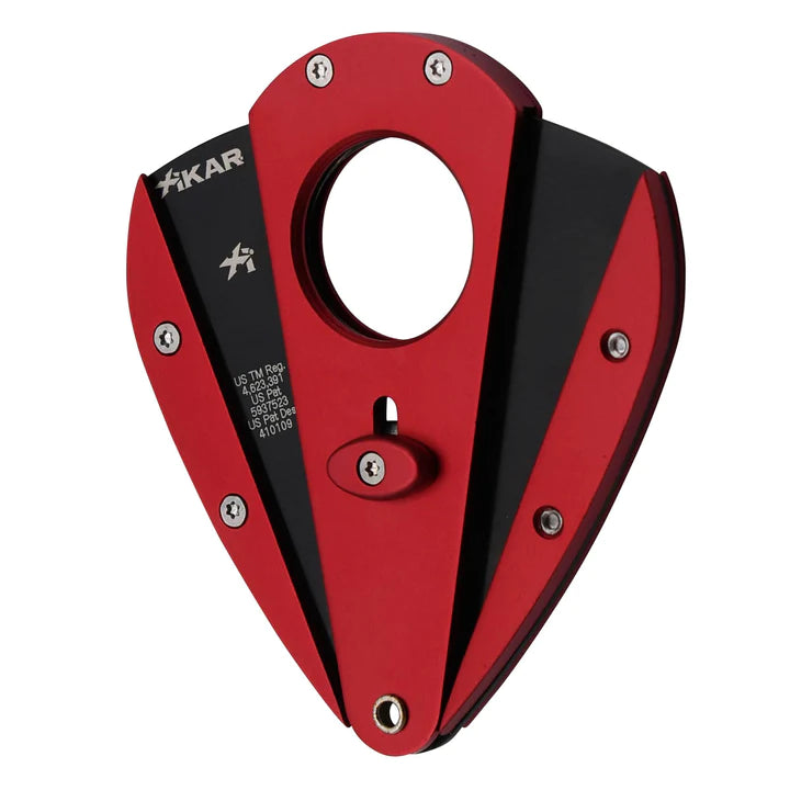 Xikar Xi1 Steel Straight Cigar Cutter Red