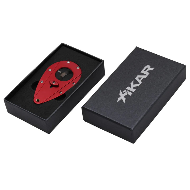 Xikar Xi1 Steel Straight Cigar Cutter Red