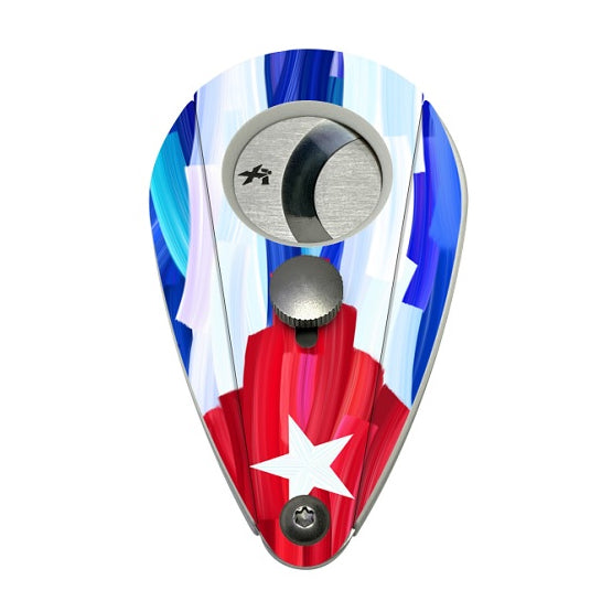 Xikar Xi2 Charlie Turano Straight Cigar Cutter -Cuban Flag