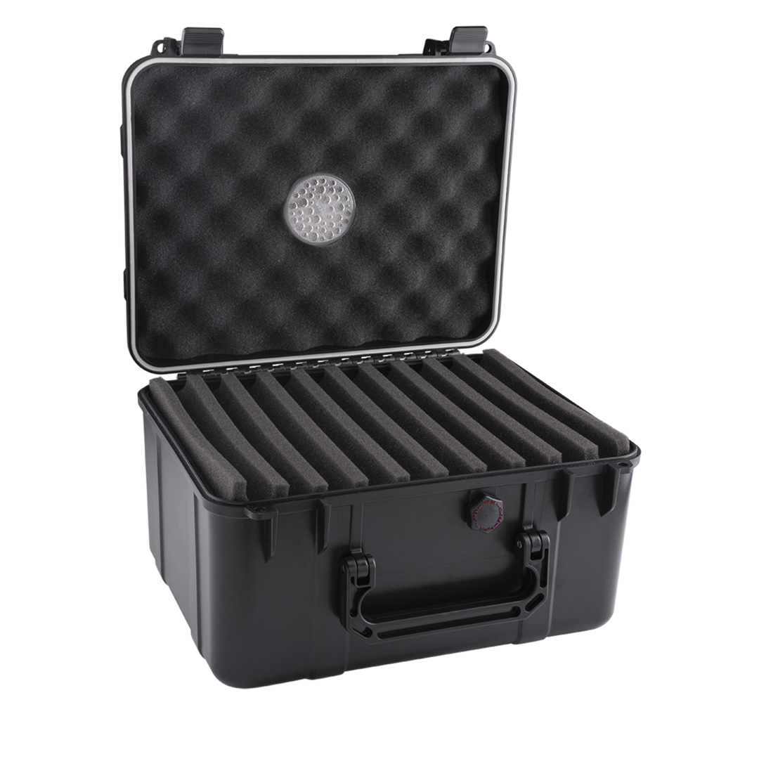 Xikar Travel Cigar Humidor Black (60 Cigar Capacity)