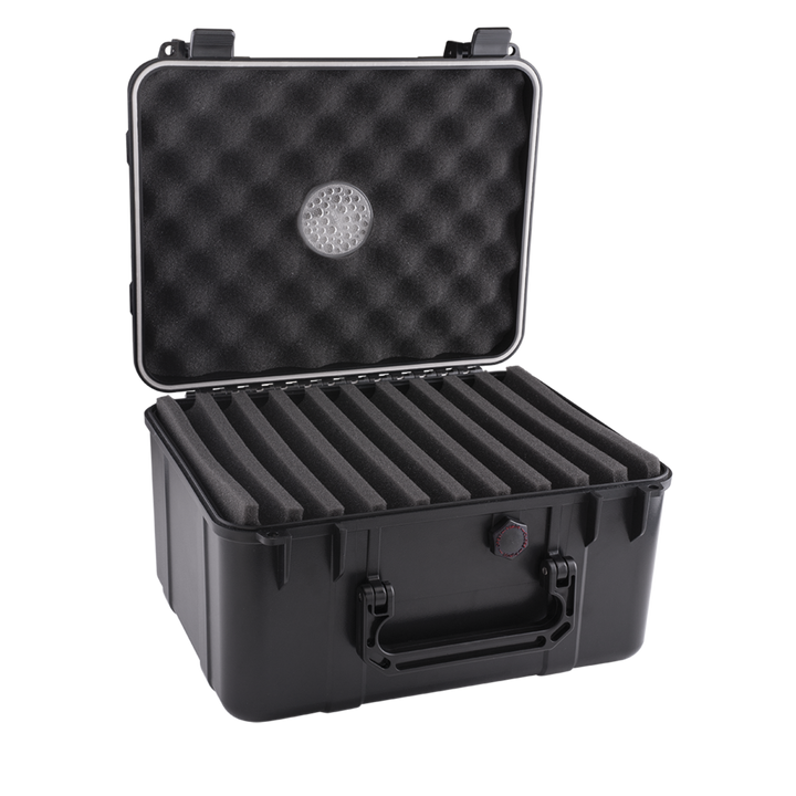Xikar Travel Cigar Humidor Black (60 Cigar Capacity)