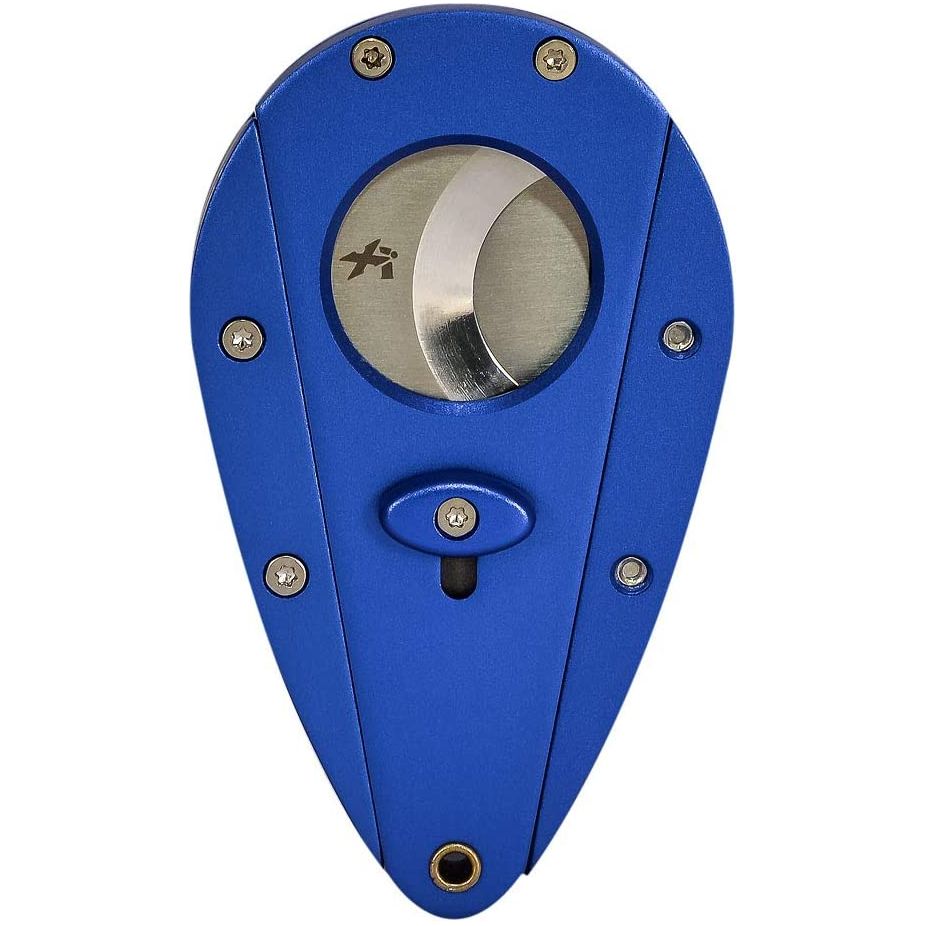 Xikar Xi1 Steel Straight Cigar Cutter Blue