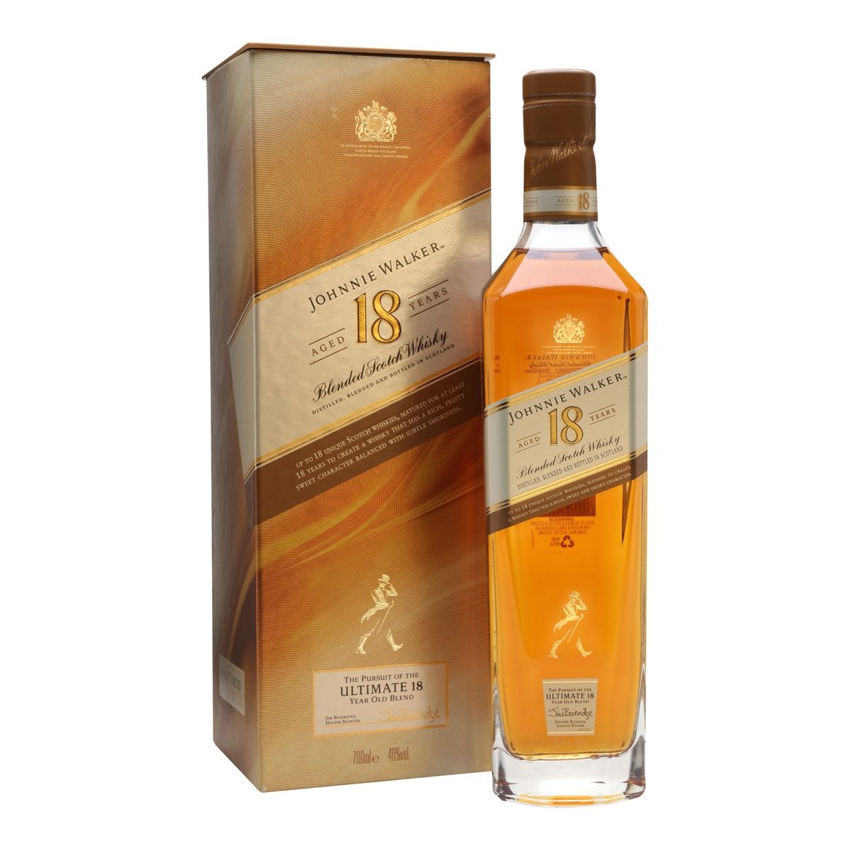 Johnnie Walker Aged 18 Years Blended Scotch Whisky 70cl, blended scotch whisky, fine spirits, premium drinks