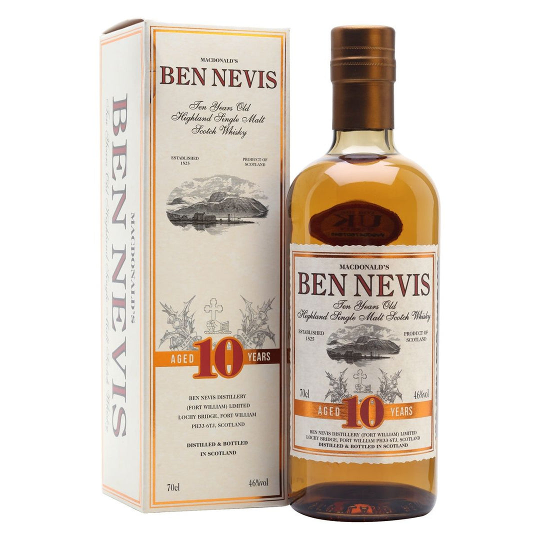 Macdonald`s Ben Nevis 10 years old 70cl, single malt, fine spirits, premium drinks