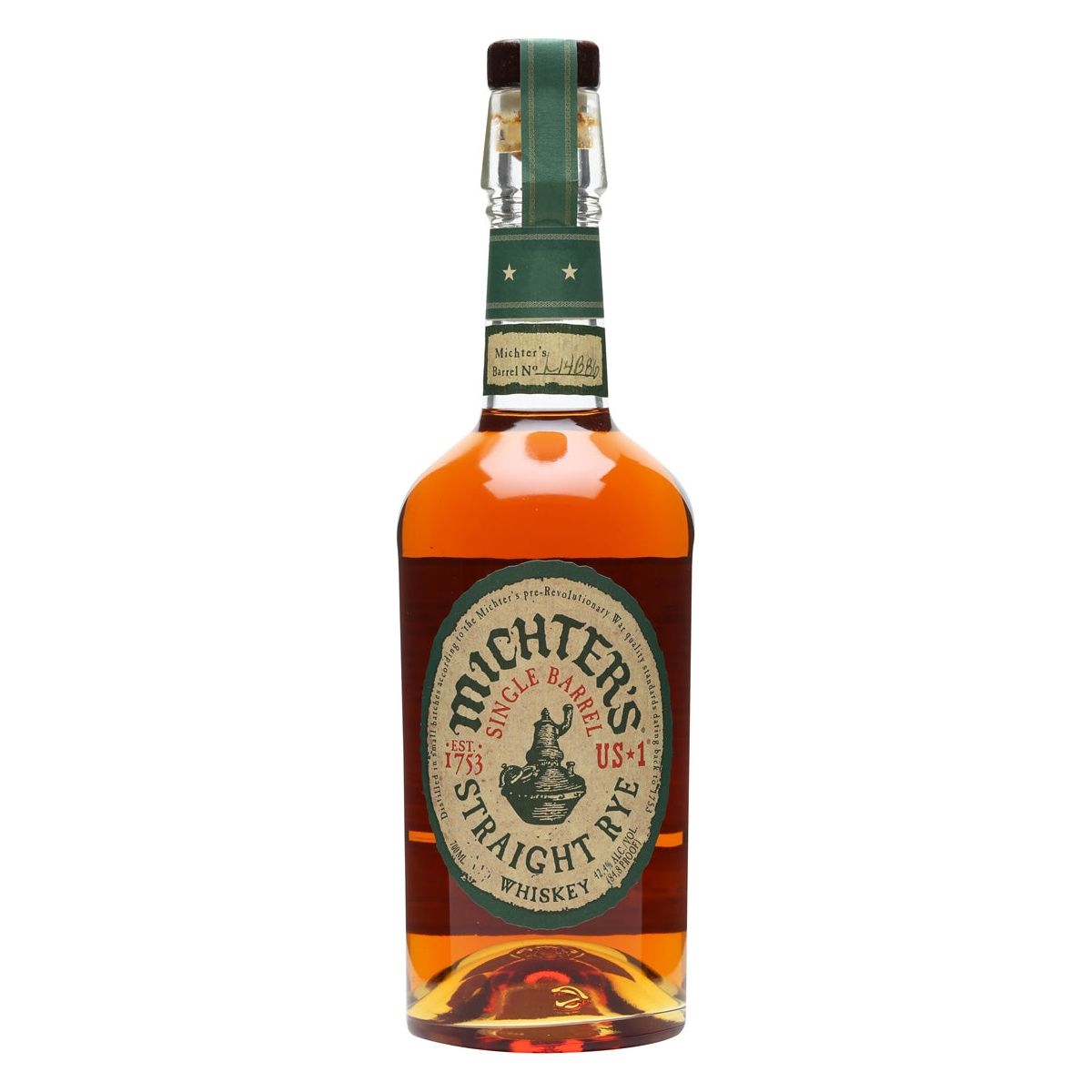Michter's US*1 Single Barrel Straight Rye, american bourbon, fine spirits, premium drinks