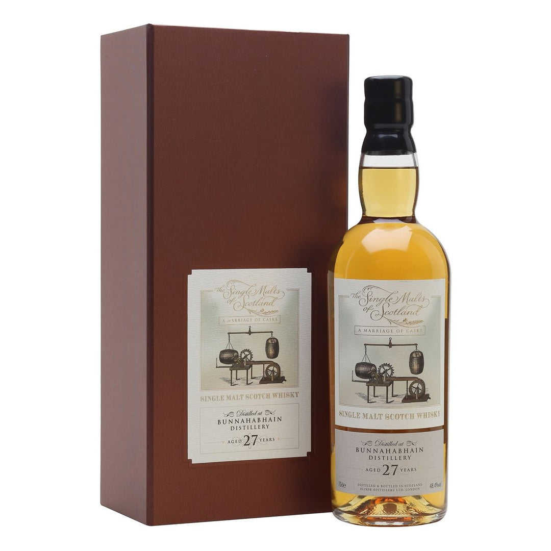 Bunnahabhain Marriage 27 Year Old Islay Single Malt Scotch Whisky Elixir Distillers 70cl