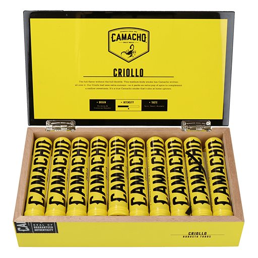 Camacho Criollo Robusto Tubos, New World Cigars, handmade cigars