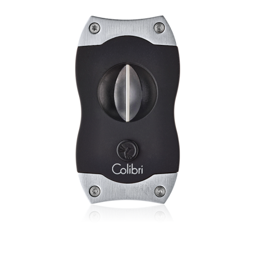 Colibri V Cutter Black &amp; Brushed Chrome