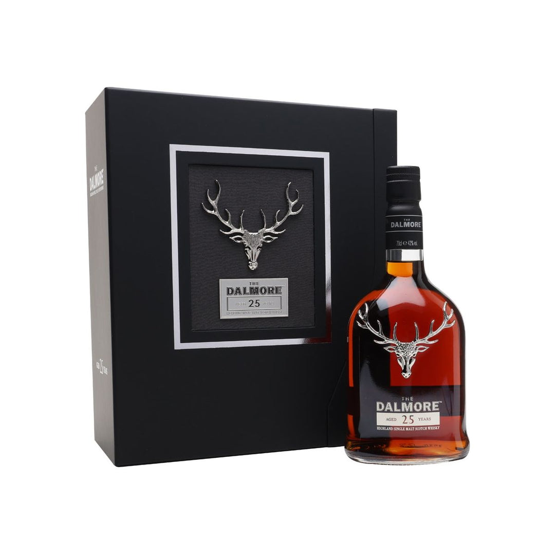 Dalmore 25 years old single malt, fine spirits, premium drinks