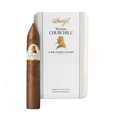Davidoff Winston Churchill Belicoso Tin of 4