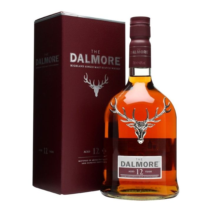Dalmore 12 years old single malt, fine spirits, premium drinks