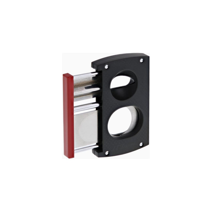 S.T. Dupont Double Blade Maxijet Black and Red Cigar Cutter