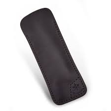 Les Fines Lames Sheath Le Petit - Brown, cigar accessories, leather knife case