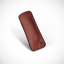 Les Fines Lames Sheath Le Petit - Burgundy,, cigar accessories, leather knife case