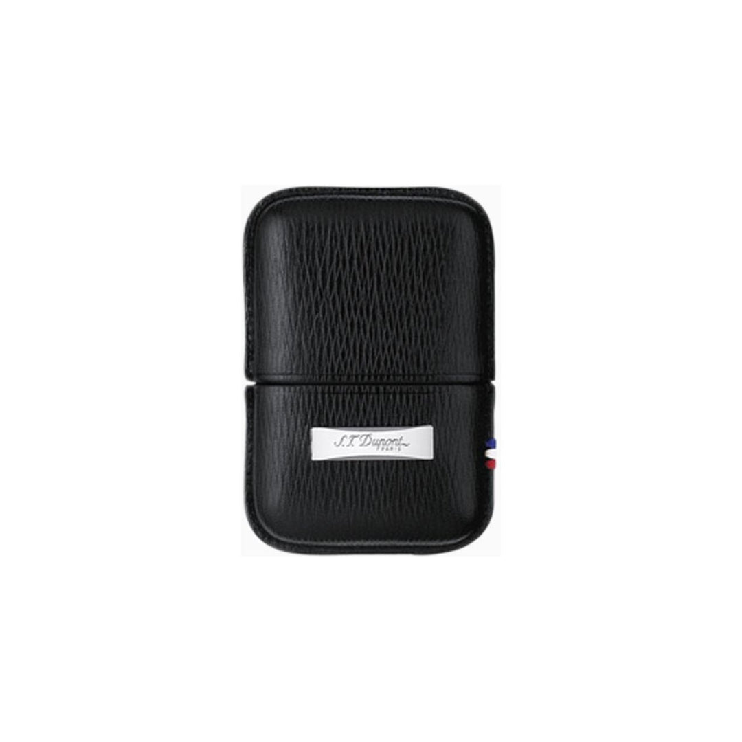 S. T. Dupont CONTRASTE LEATHER LIGHTER CASE BLACK
