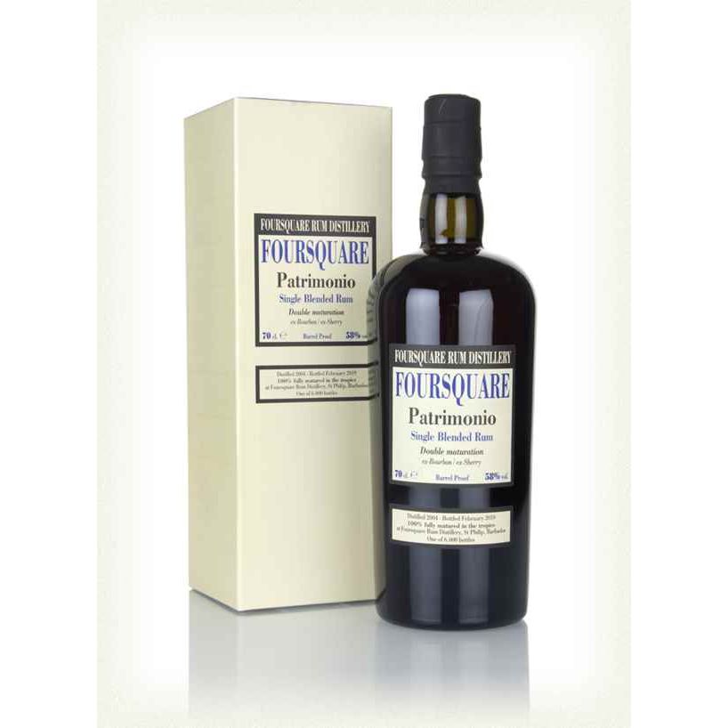 Foursquare Patrimonio 2004 14 Year Old Rum, rum, fine spirits, premium drinks