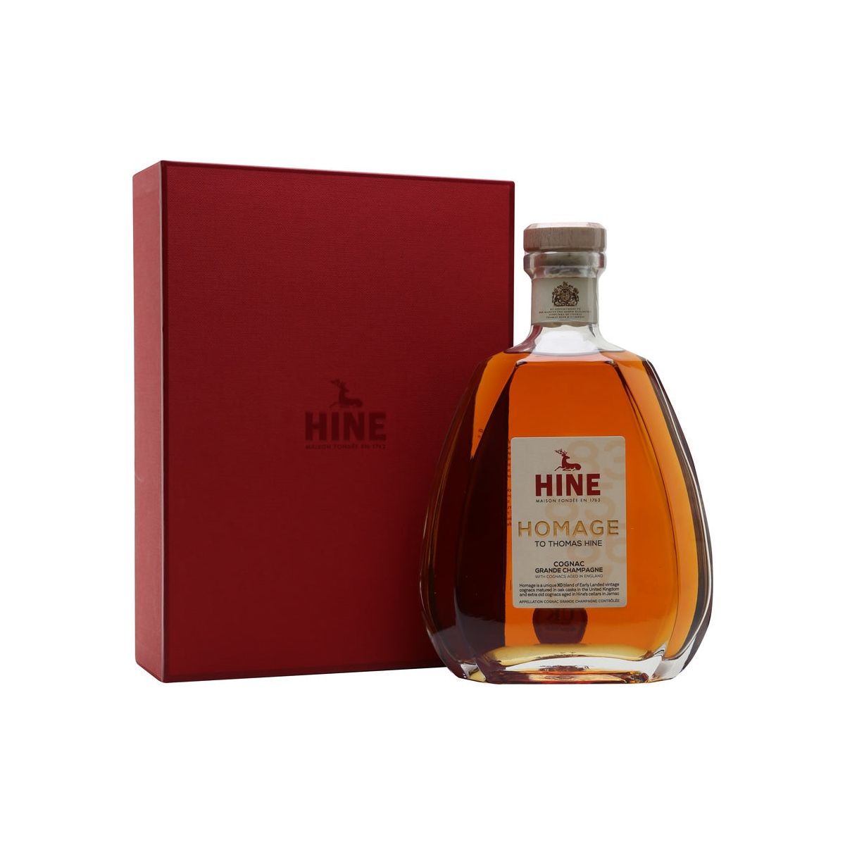 Hine Homage 40% Gift Box, cognacs, fine spirits, premium drinks