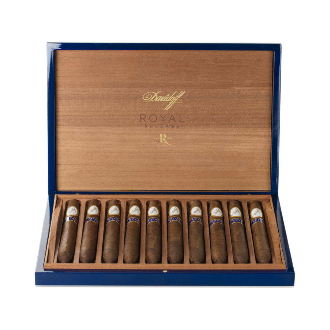 Davidoff Royal Release Salomones,  Davidoff Cigars, hand made cigars, new world cigars, box of 10