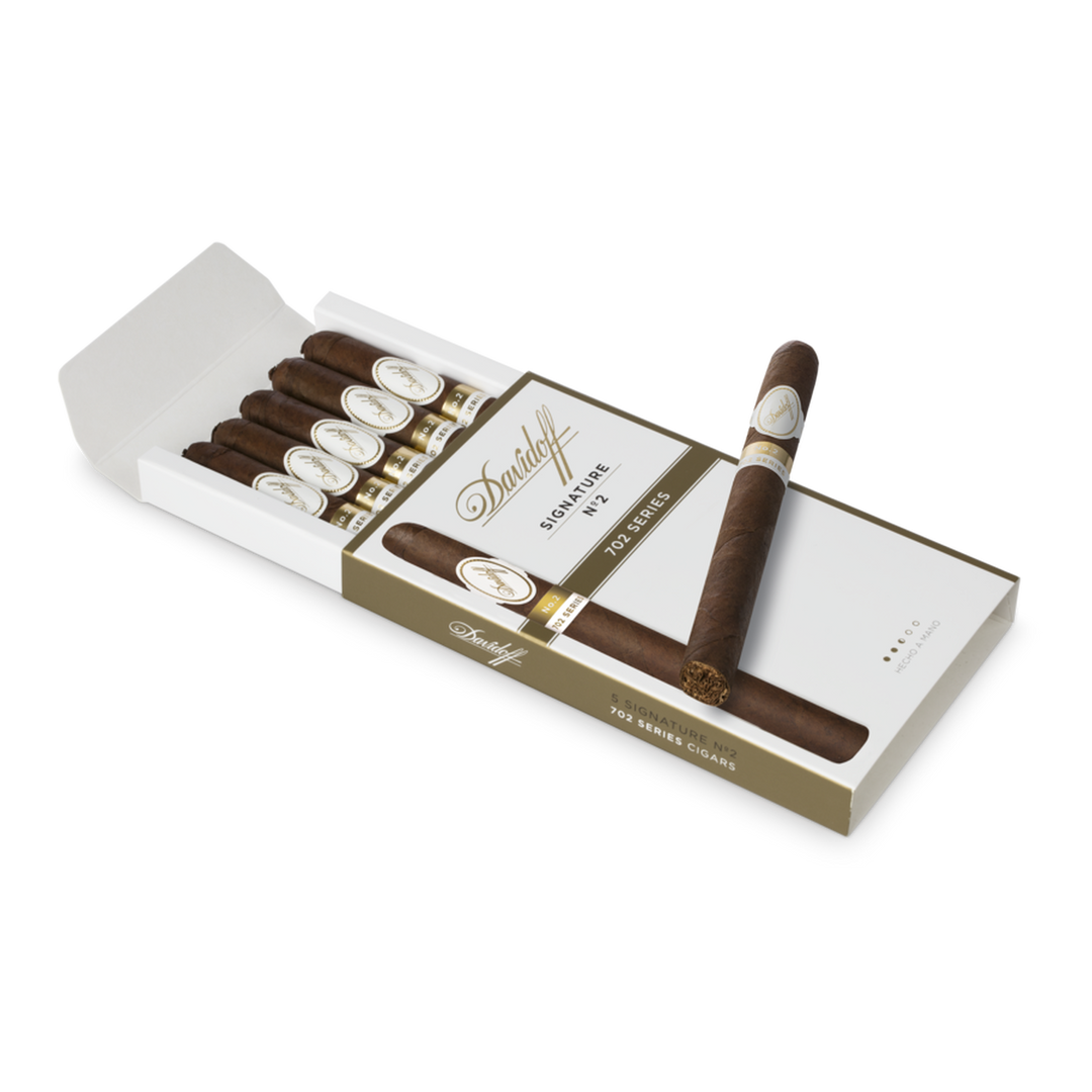 Davidoff Signature 702 No.2, Davidoff Cigars, hand made cigars, new world cigars, pack of 5