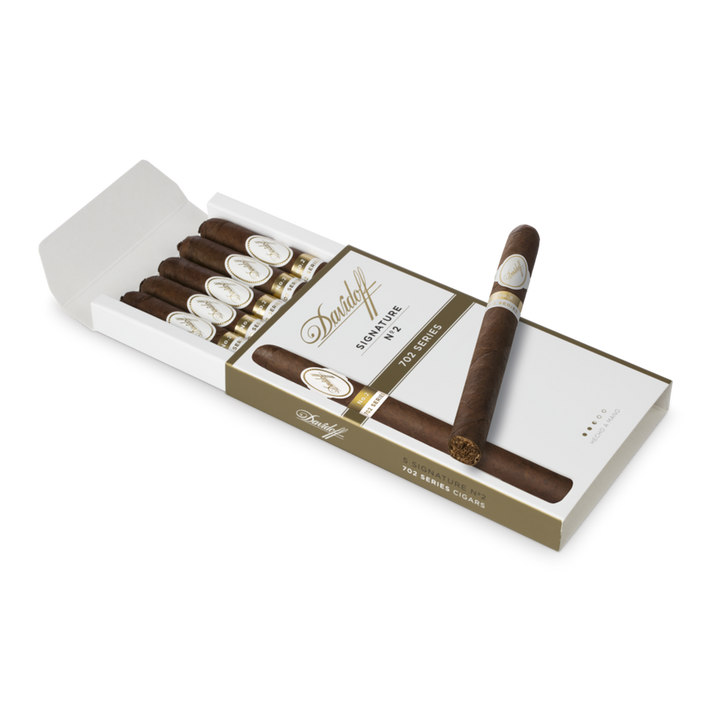 Davidoff Signature 702 No.2, Davidoff Cigars, hand made cigars, new world cigars, pack of 5