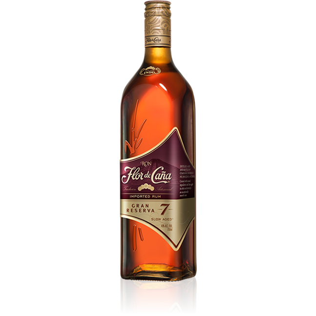 Flor De Cana Rum 7 years Grand Reserva, fine spirits, premium drinks