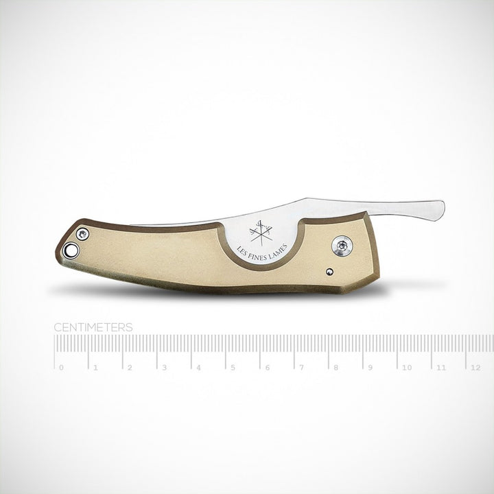 Les Fines Lames Le Petit - Brass, cigar accesories, cigar cutter, cigar knife