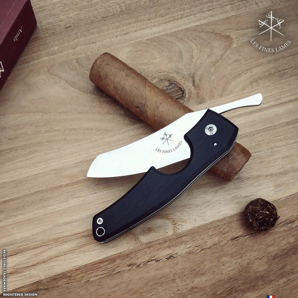 Les Fines Lames Le Petit - Ebony, cigar accesories, cigar cutter, cigar knife