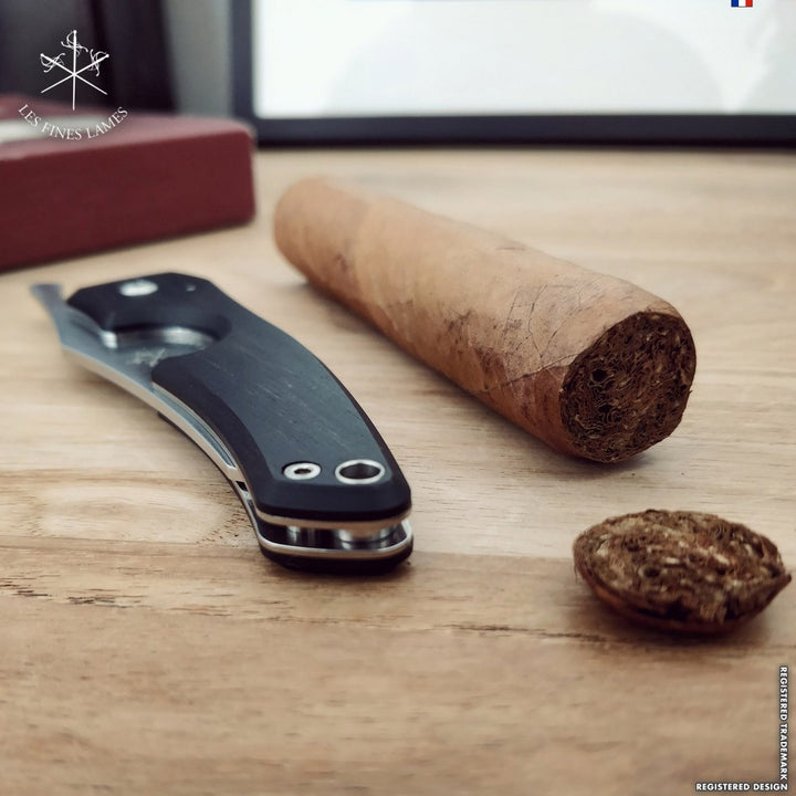Les Fines Lames Le Petit - Ebony, cigar accesories, cigar cutter, cigar knife