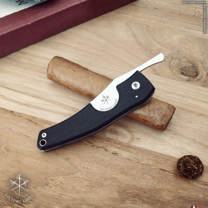 Les Fines Lames Le Petit - Ebony, cigar accesories, cigar cutter, cigar knife