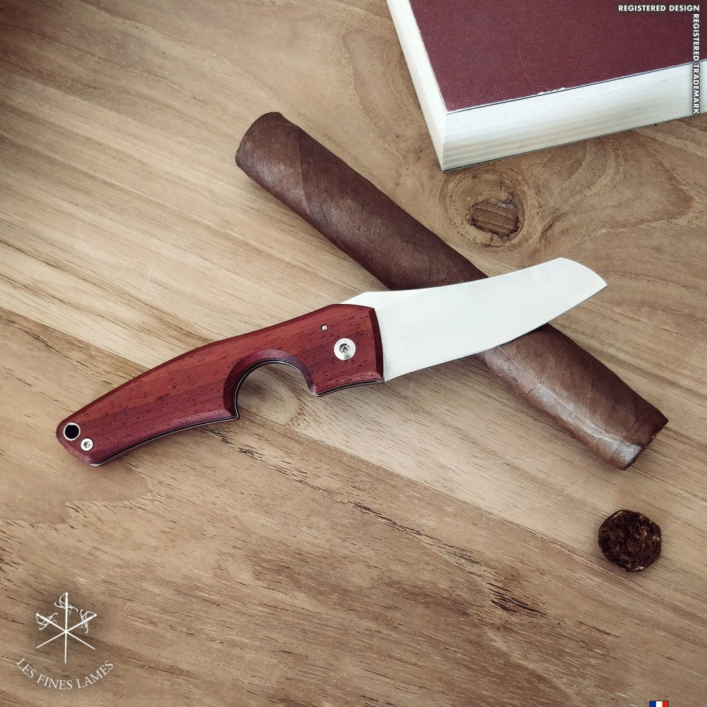 Les Fines Lames Le Petit - Padauk, cigar cutter, cigar accessories, cigar knife