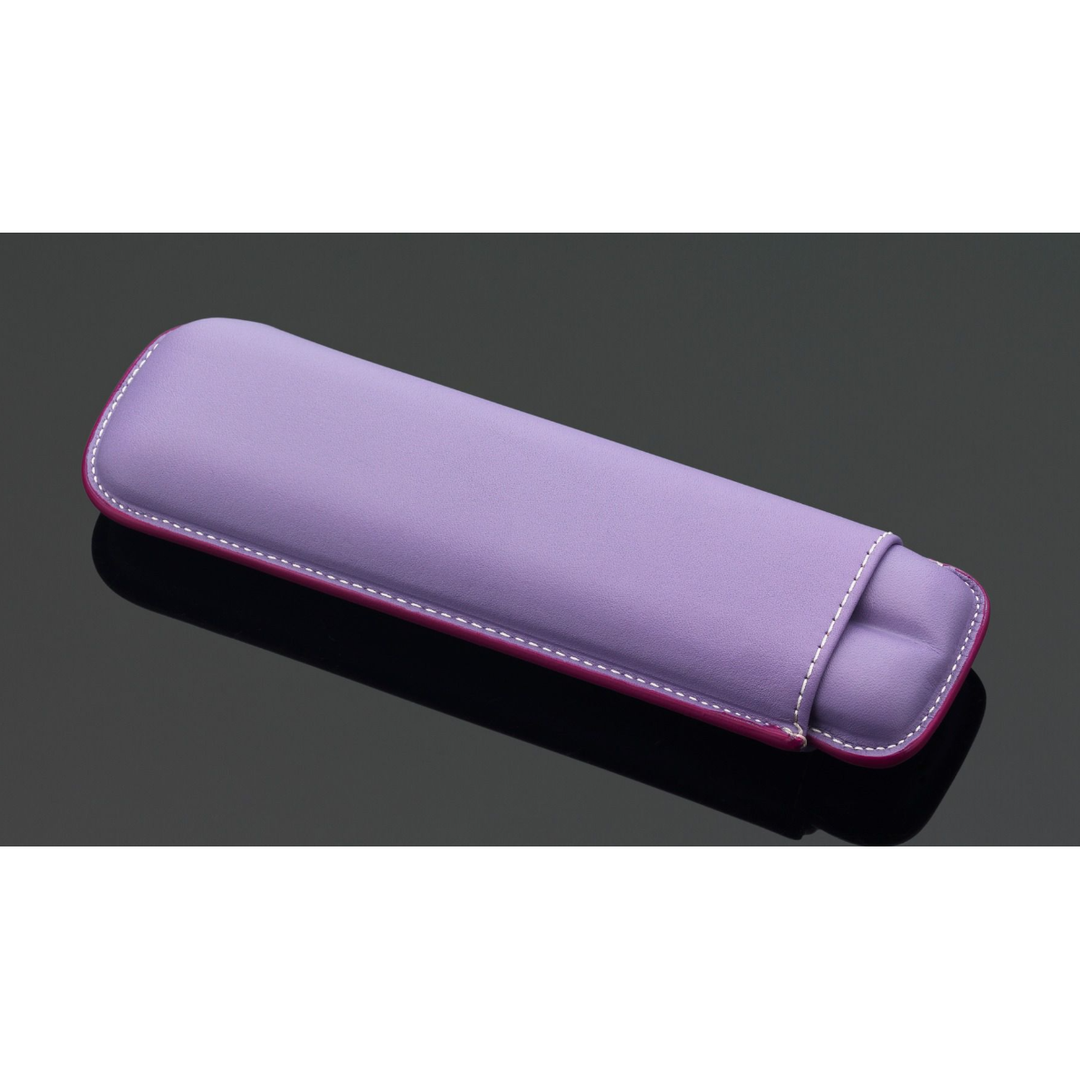 PCC Siglo Cigar Case Calfsin Case Lilac 2"