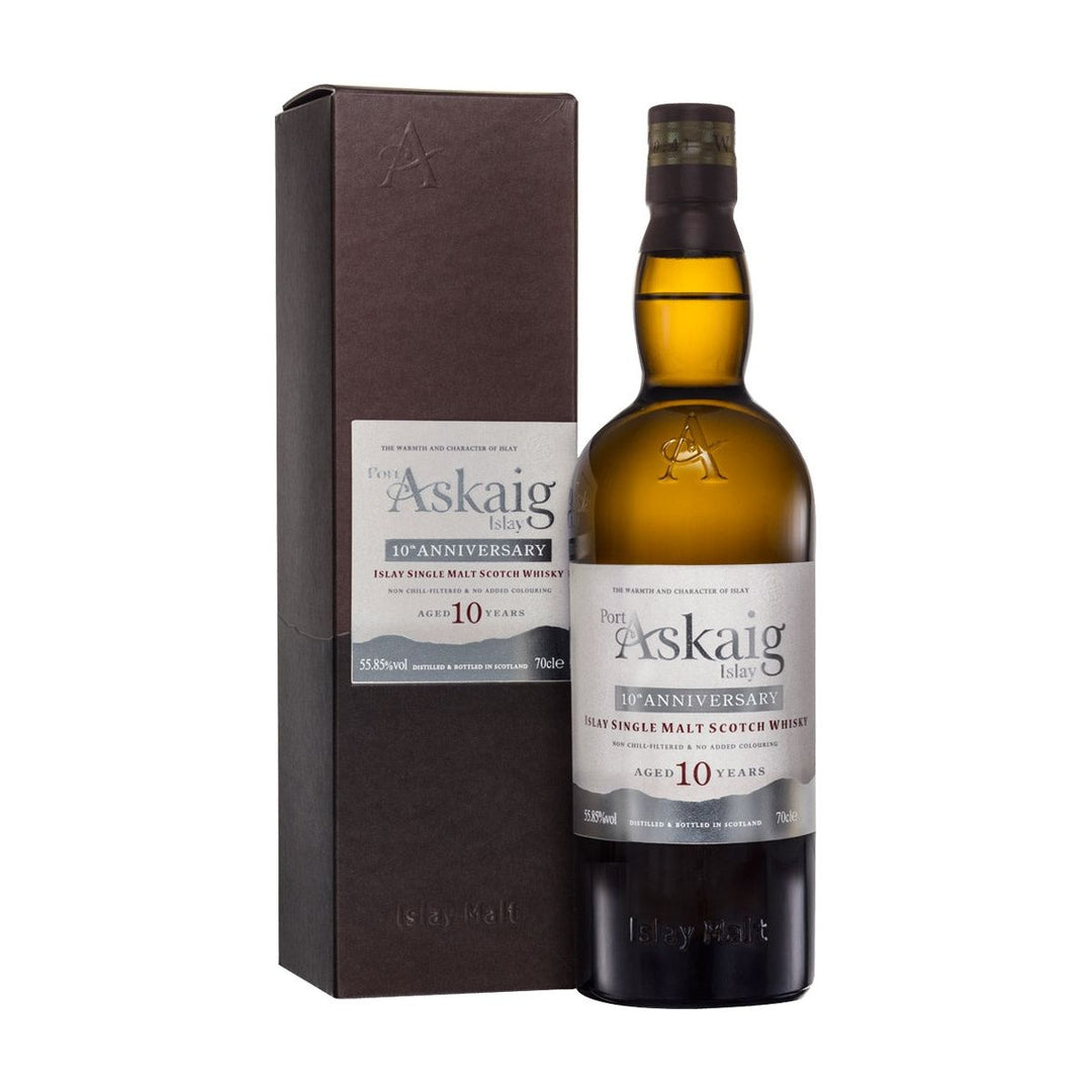 Port Askaig 10 Year Old 10th Anniversary Islay Single Malt Scotch Whisky 70cl
