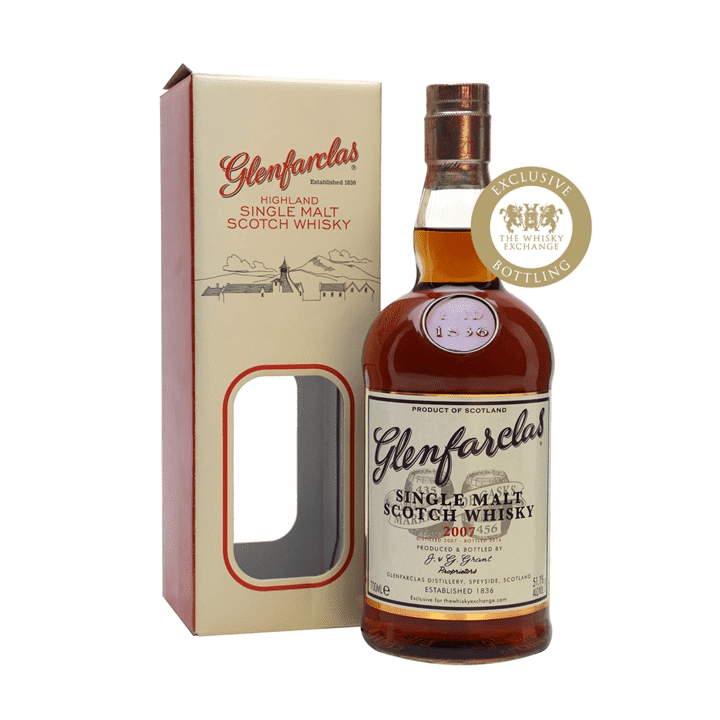 Glenfarclas Single Malt Scotch Whisky 2007, single malt, fine spirits, premium drinks