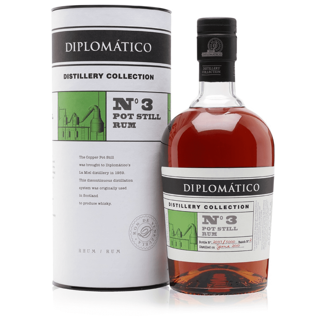 Diplomatico Pot Still Rum Distillery Collection No.3, fine spirits, premium drinks