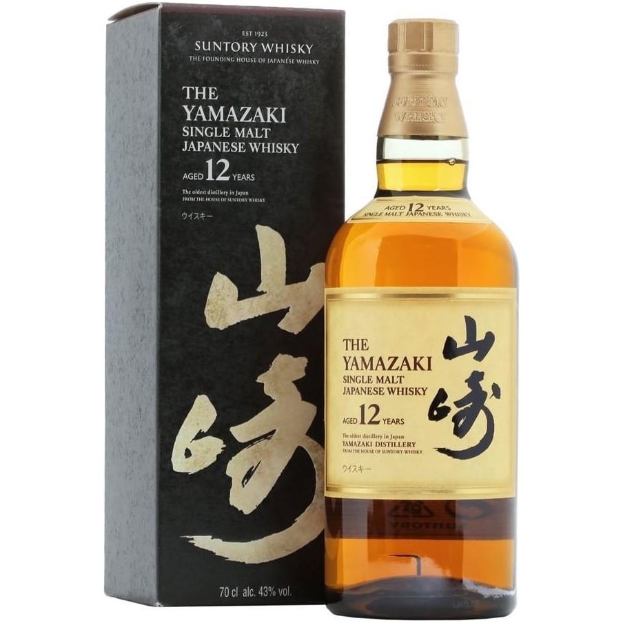 Suntory Yamazaki 12 Year Old Japanese Single Malt Whisky 70cl
