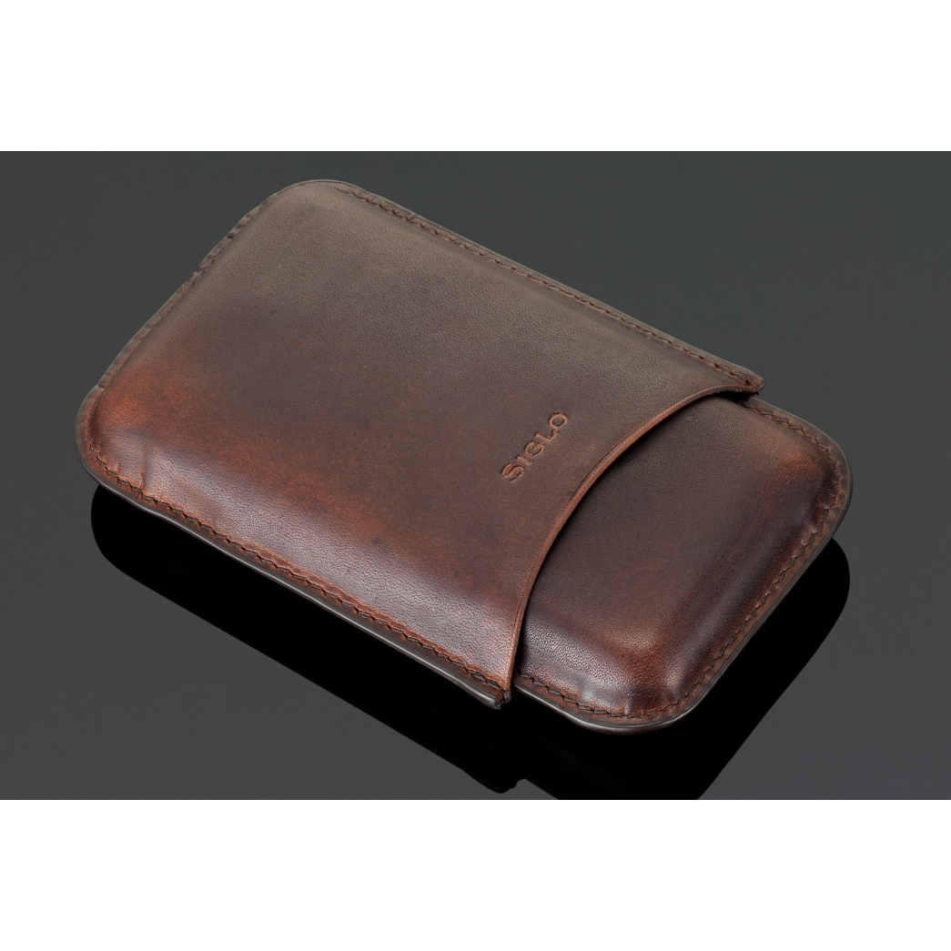 PCC Siglo Cigar Case Short Vintage Brown